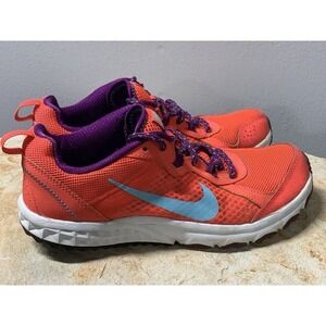 Nike Wild Trail Womens Size 8 Pink, Purple, Teal Blue Running Trail Shoes